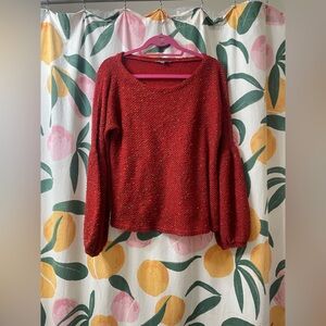 Anthropologie Red Women's Sweater